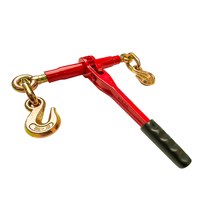 BowLift | Load Binders,Ratchet Chain Ties 3/8" - 1/2" 2-Pack Load Ties with U-Hook, 9200 lbs Working Load, Safety Tension Ties for Towing