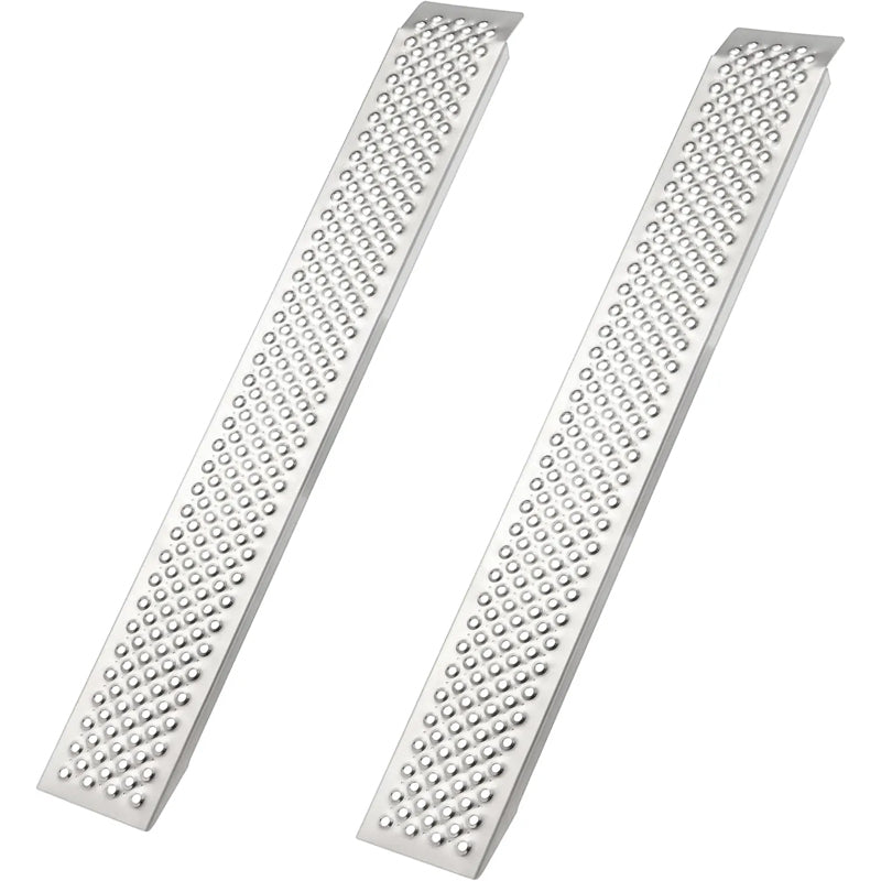 BowLift | 2 Ramps Lightweight Aluminum Ramps For Wheelchair Motorcycle Tractor Atv Truck Loading Ramps