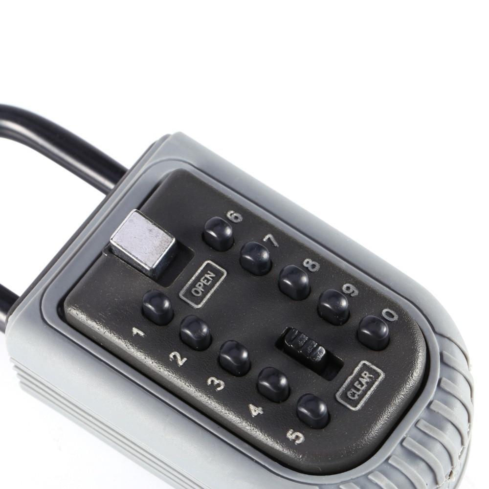 BowLift | Lock Picks 10 Digit Combination Lock Safe Storage Box Combination Padlock Portable Key Safe Box Key Holder For Home Outdoor Used