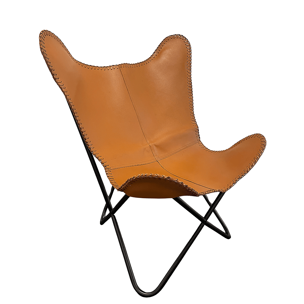 Bat chair made of real leather (available in different colors) | Bowlift