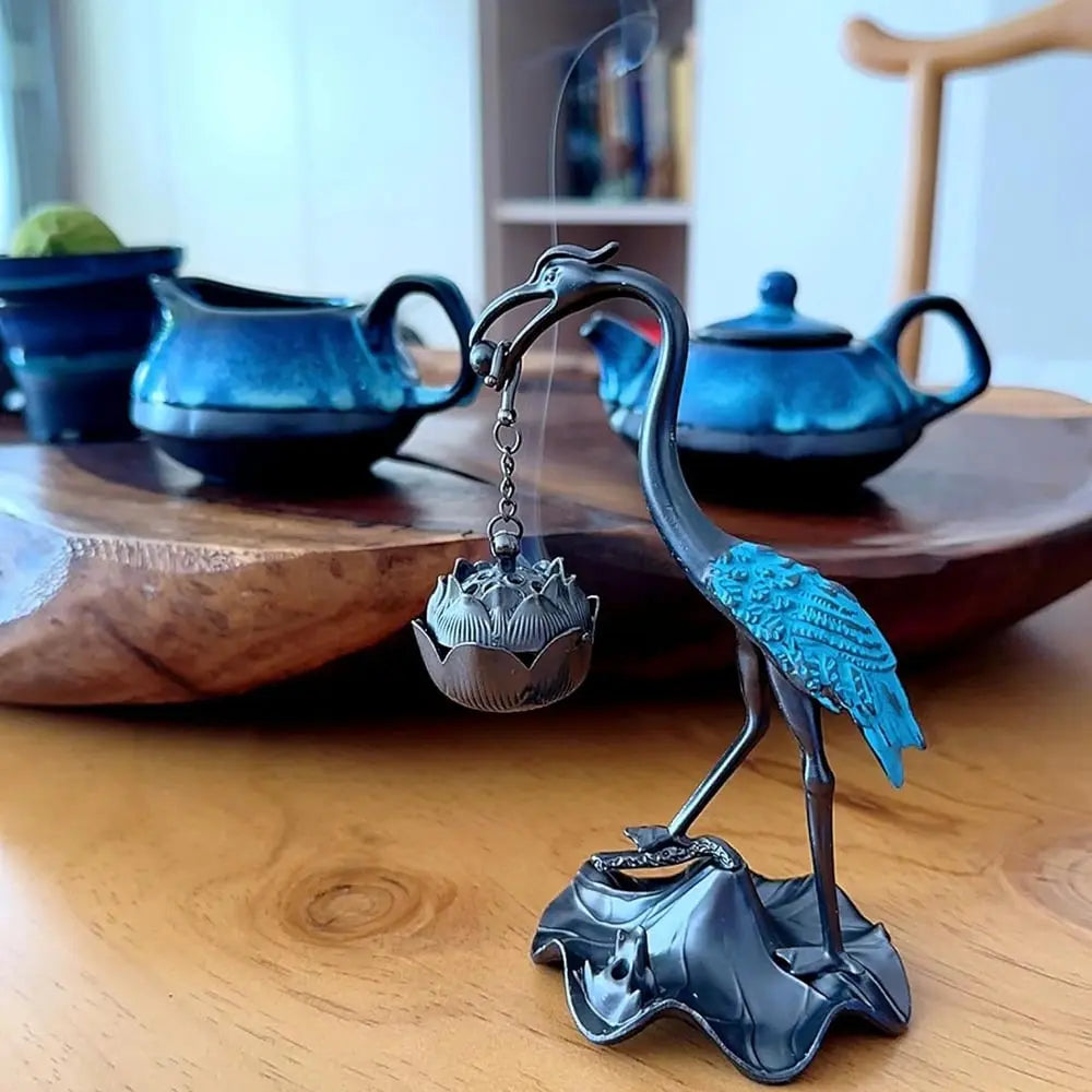 BowLift | Lotus-Crane Decor & Aroma Diffuser – For relaxed senses & warm atmosphere