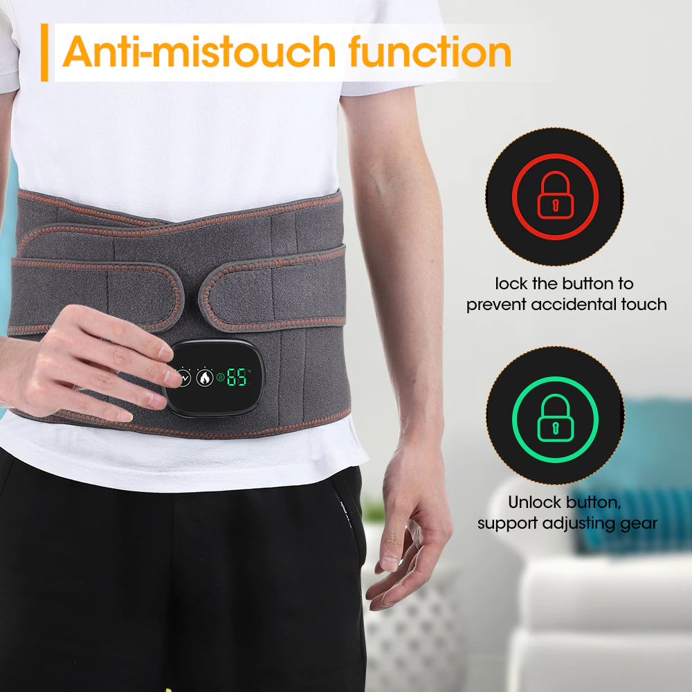 BowLift | Heated Back Belt – Ultimate Back Pain Relief Support for Lumbar and Herniated Disc Treatment