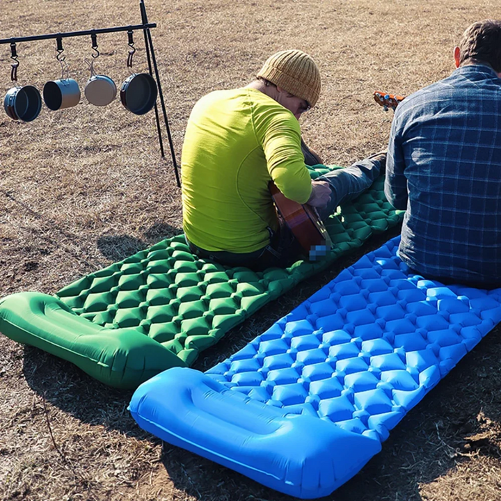 BowLift | CampEase Sleeping Mat – Camping with Built-In Pump for Quick Comfort
