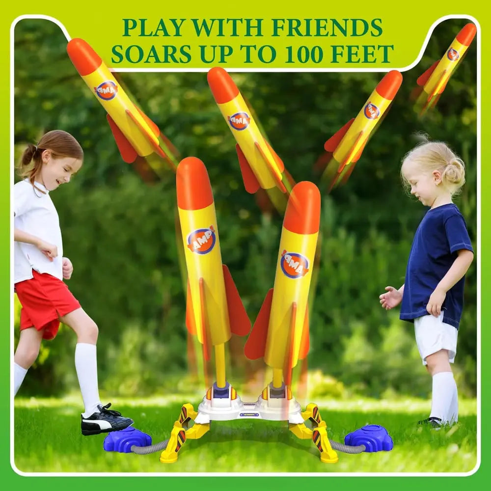 BowLift | Air-operated double rocket launcher for children