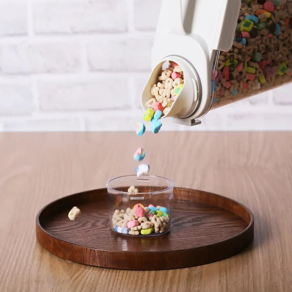 BowLift | Airtight Food Storage Container | BPA-Free Plastic | Measuring Cup & Spout | 2L / 4L