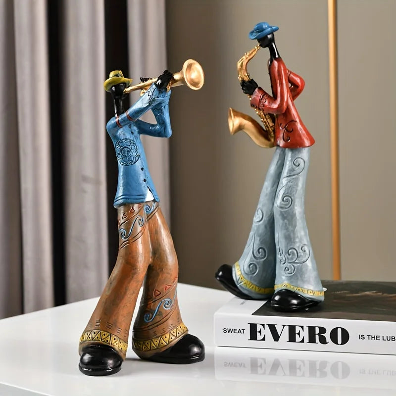 BowLift | Wall Art Resin Jazz Musician Sculpture
