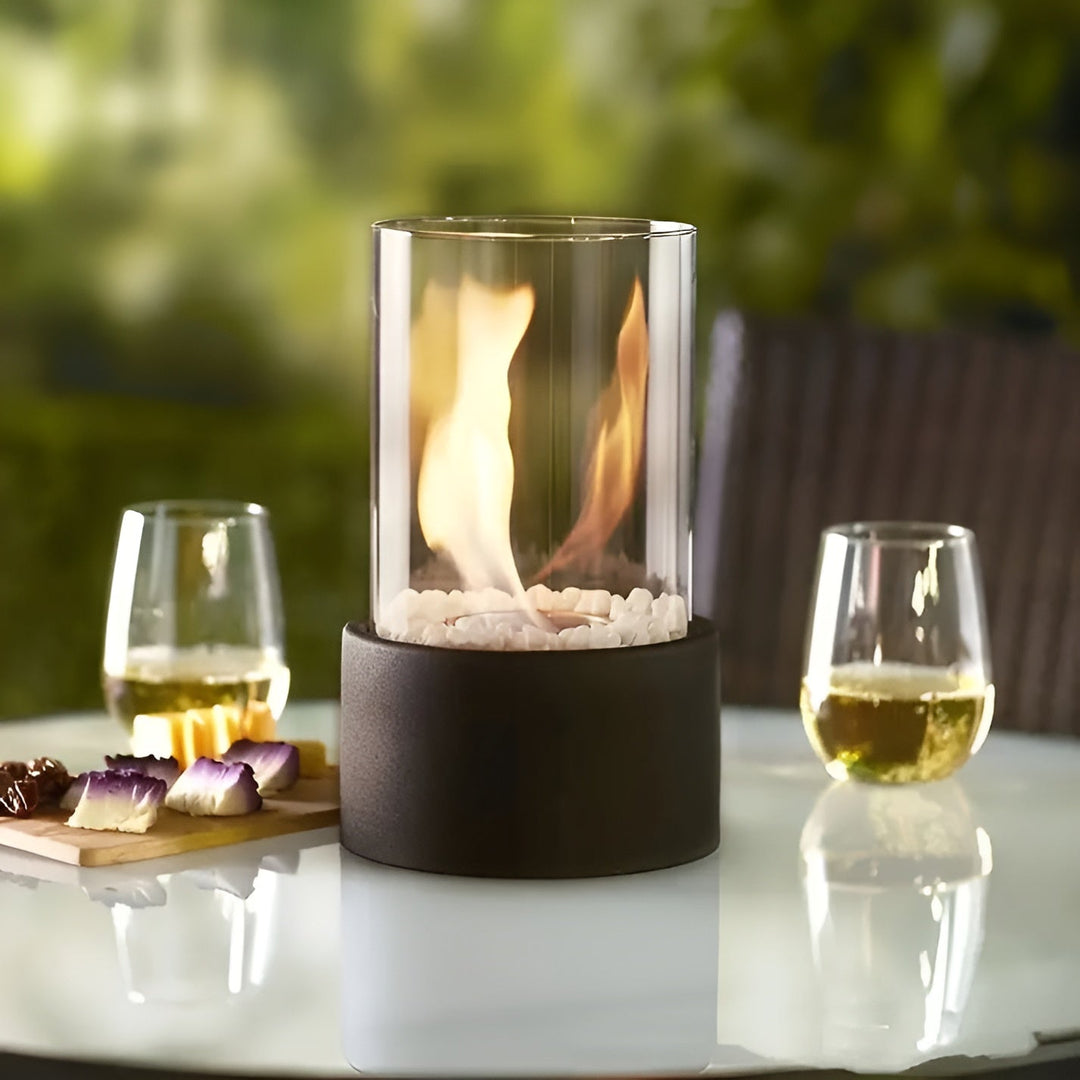 BowLift | Lujolux Table Fireplace – Stylish Bio-Ethanol Fireplace for Coziness and Warmth