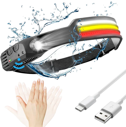 BowLift | Rechargeable  LED Head Torch for Running, Biking, and Outdoor Adventures