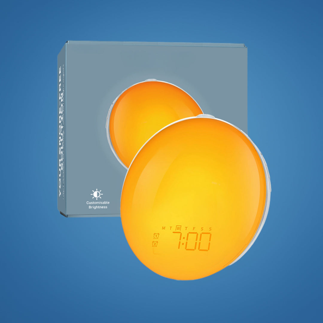 LumiRise | Sunrise Alarm Clock – Natural Wake-Up Light – Ambient Lighting – Ideal for Dark Mornings Bowlift
