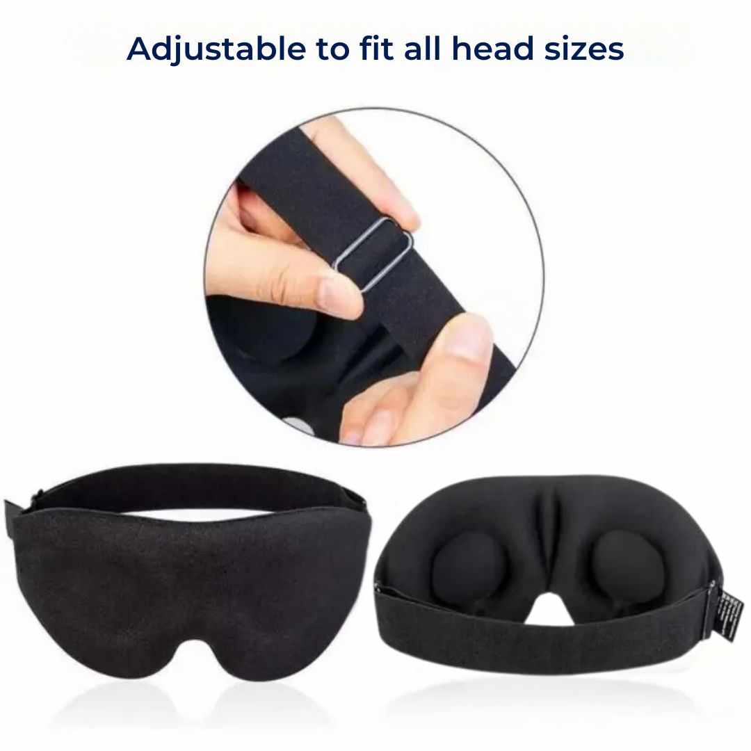 LumiShade Darkening Sleeping Mask | Light Blocking Comfort - for Shift Workers - Travelers - Light Sensitive Sleepers Bowlift