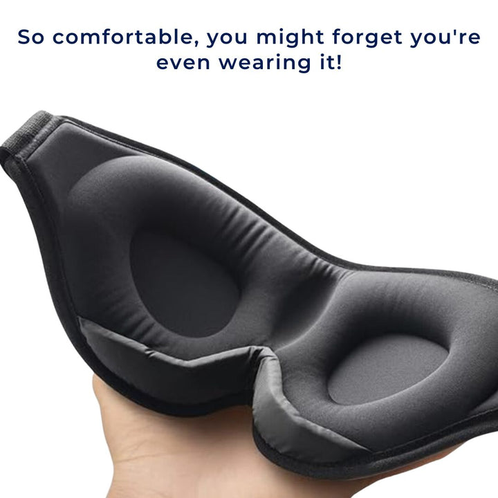 LumiShade Darkening Sleeping Mask | Light Blocking Comfort - for Shift Workers - Travelers - Light Sensitive Sleepers Bowlift