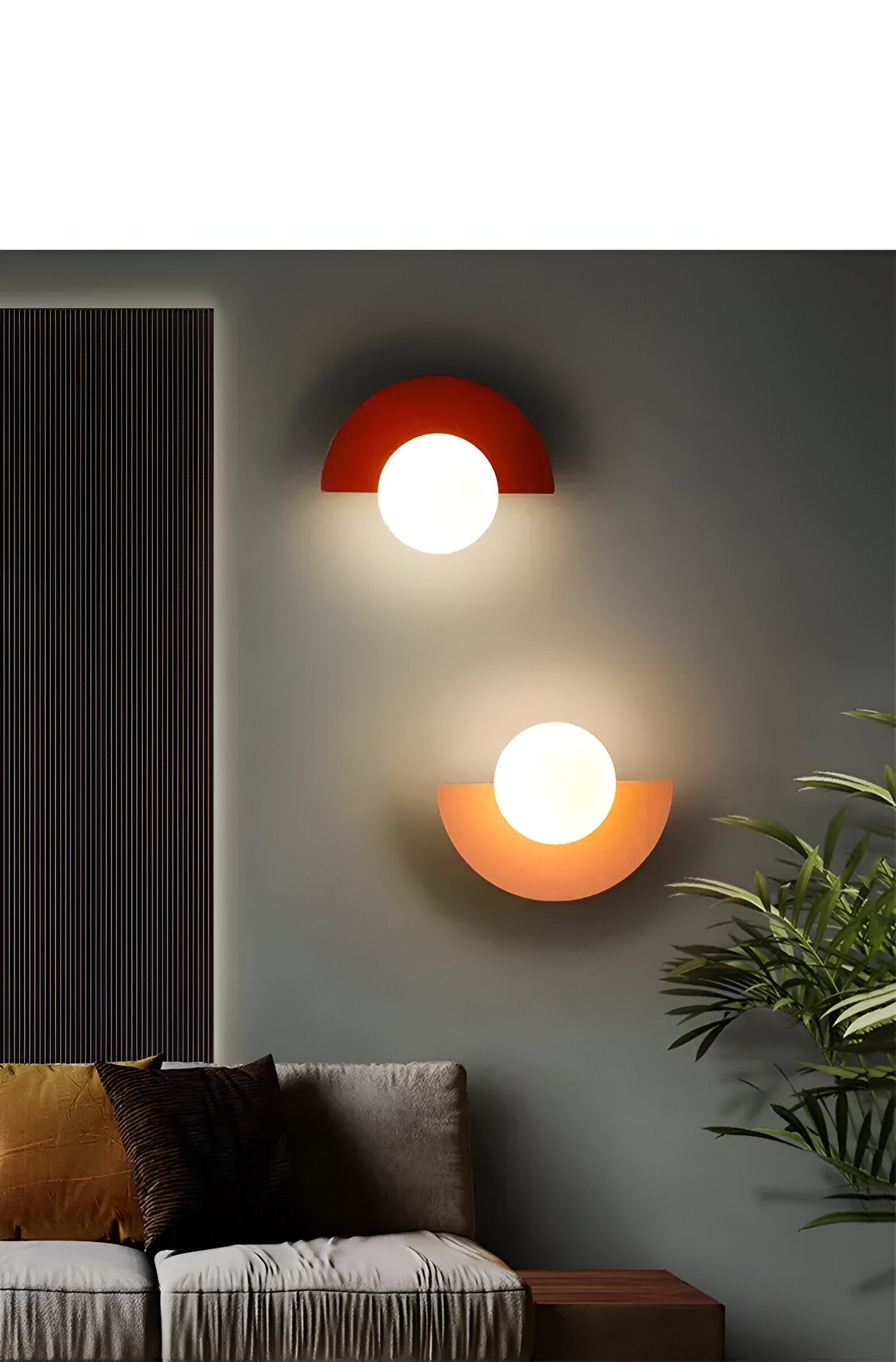BowLift | LumiSphere Light - Modern Wall Lights - Plug-in Wall Lights - Wall Light Sconces