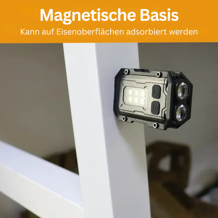 BowLift | Magnetic LED Flashlight with Carry Holder – Hands-free Work Light for Outdoor and Repairs