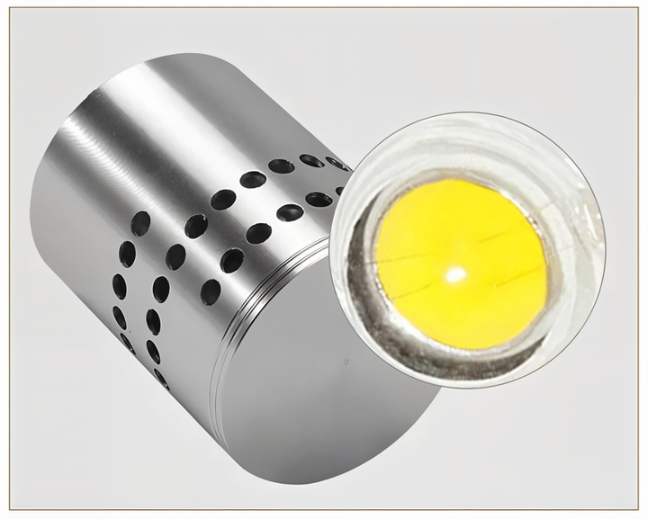 BowLift | LuminBlast LED Wall Light – Colourful Spiral Cylinder Wall Lamp for Modern Indoor Lighting