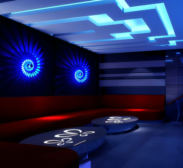 BowLift | LuminBlast LED Wall Light – Colourful Spiral Cylinder Wall Lamp for Modern Indoor Lighting
