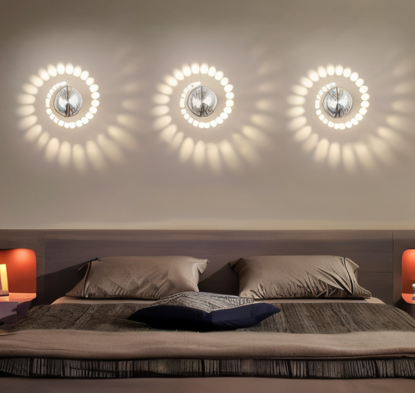 BowLift | LuminBlast LED Wall Light – Colourful Spiral Cylinder Wall Lamp for Modern Indoor Lighting