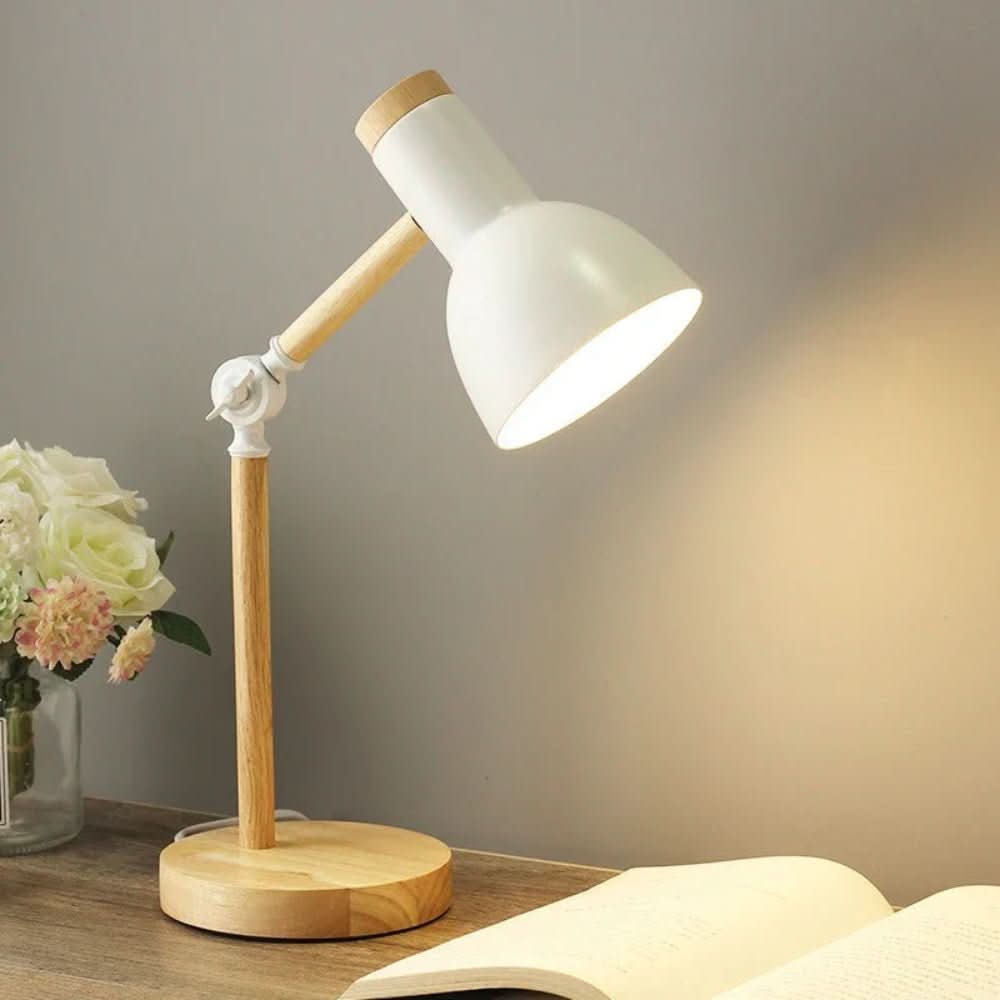 BowLift | Adjustable wooden table lamp in Scandinavian style for stylish lighting