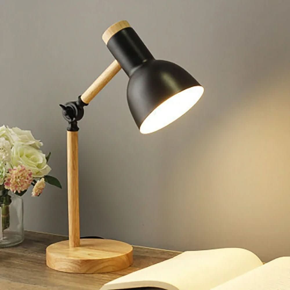 BowLift | Adjustable wooden table lamp in Scandinavian style for stylish lighting