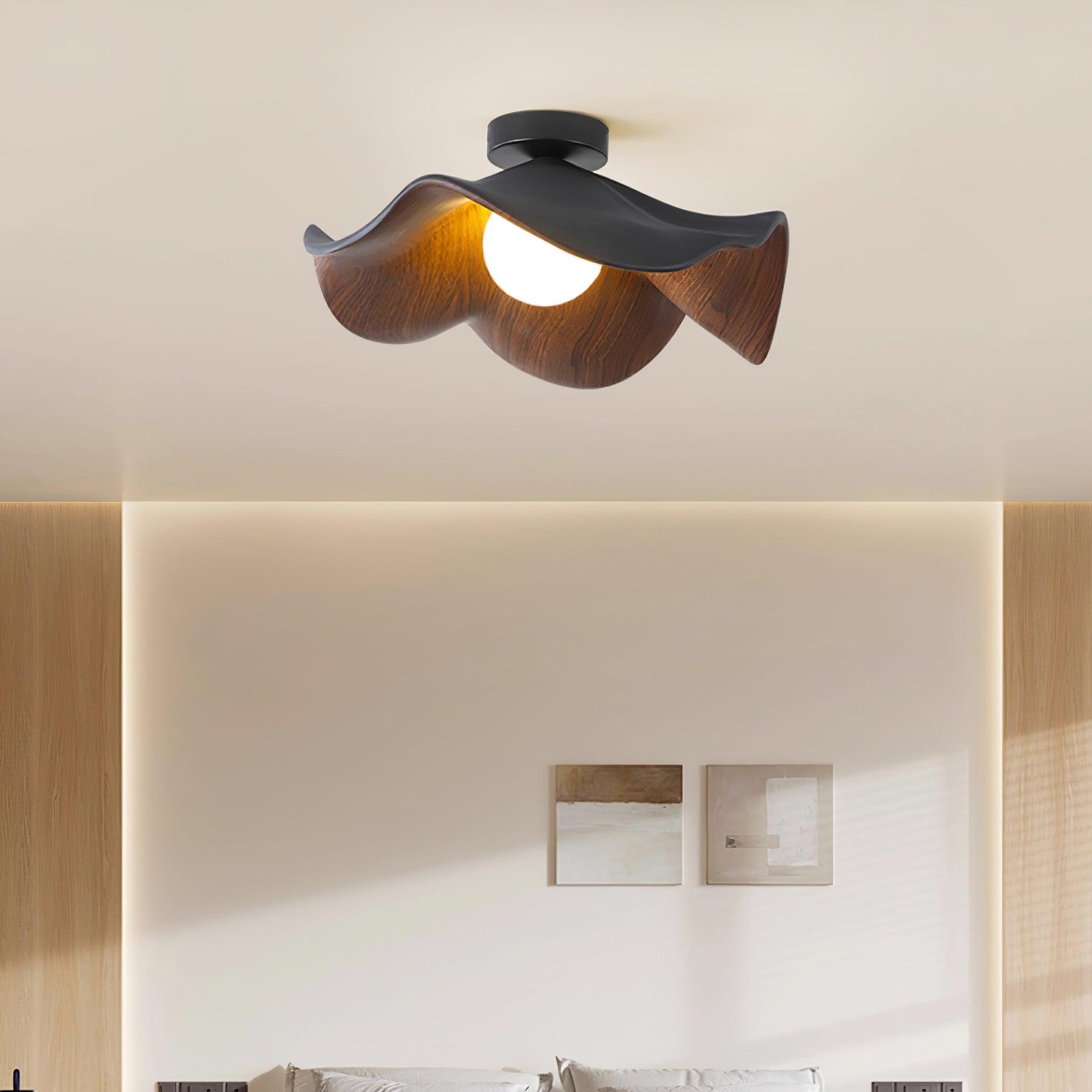BowLift | Elegant Wooden Ceiling Lamp with Scandinavian Inspiration