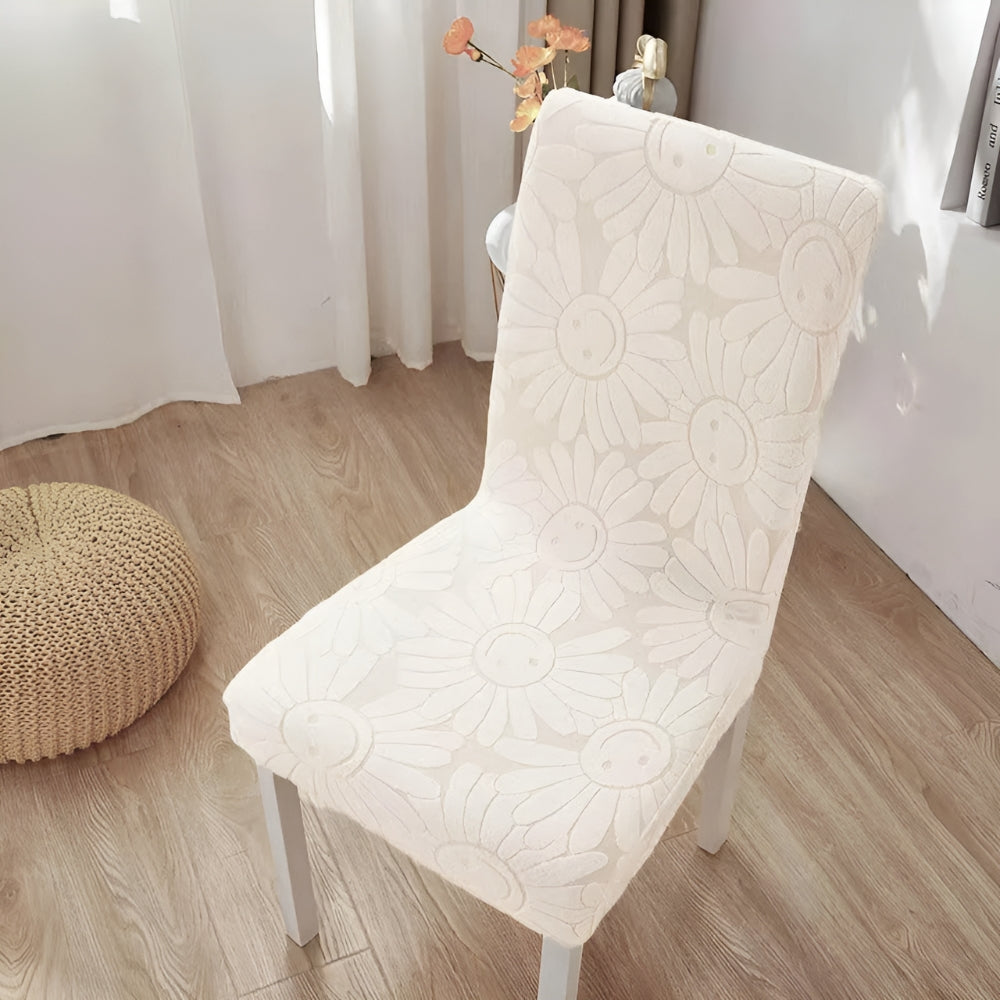 BowLift | Fleur Smiley Flower Stretch Chair Cover