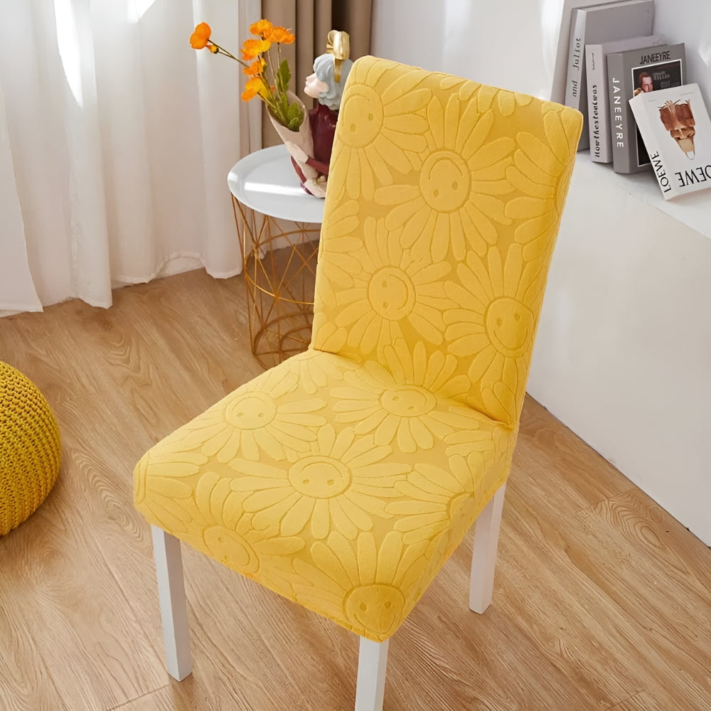 BowLift | Fleur Smiley Flower Stretch Chair Cover