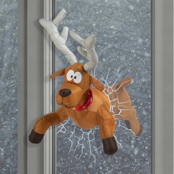 BowLift | Cheerful Christmas Window Figure ClausKlap – Moving, sound activated decoration