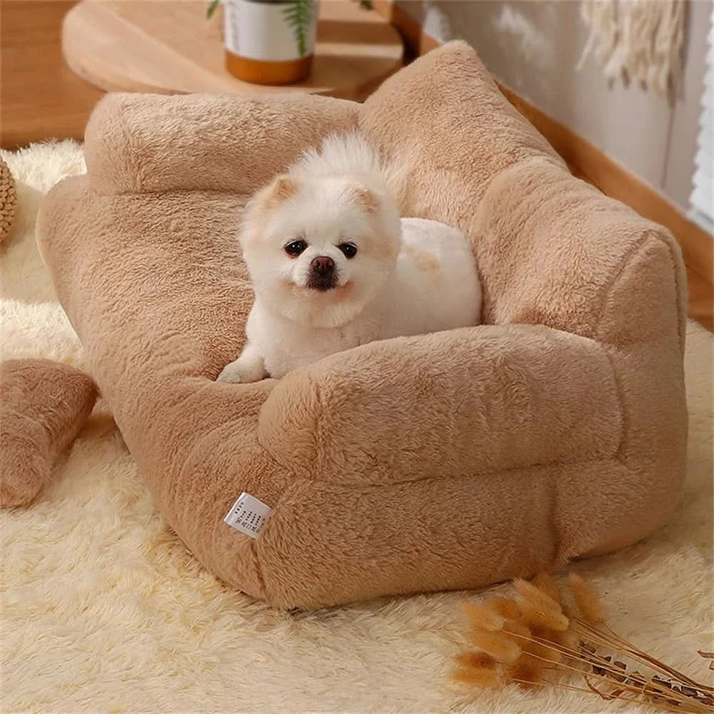 BowLift | FLUFFYCOMFORT – Luxurious pet sofa made of plush for maximum relaxation comfort