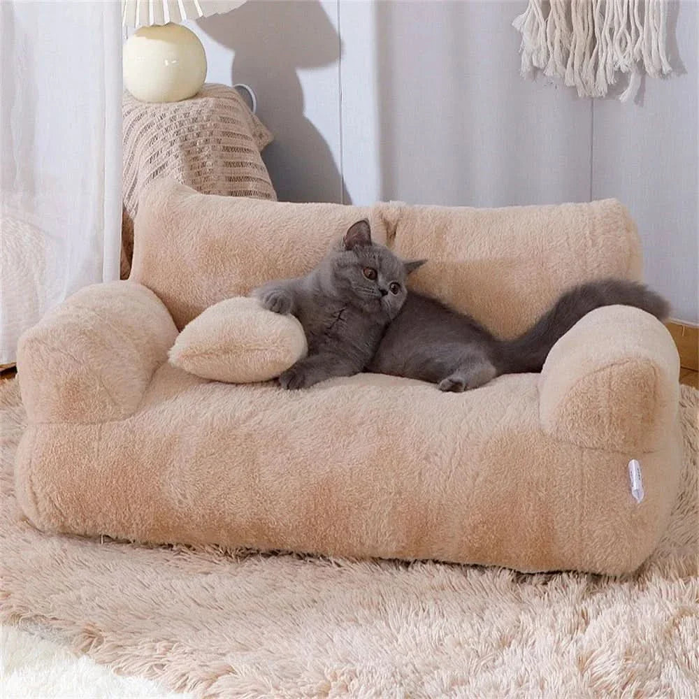 BowLift | FLUFFYCOMFORT – Luxurious pet sofa made of plush for maximum relaxation comfort
