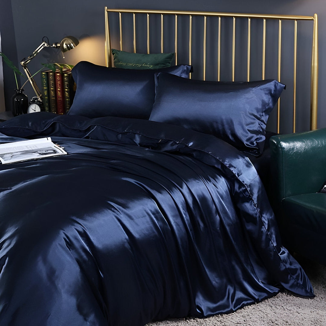 BowLift | Luxurious Silk Duvet Cover Soft Breathable Maintenance Friendly