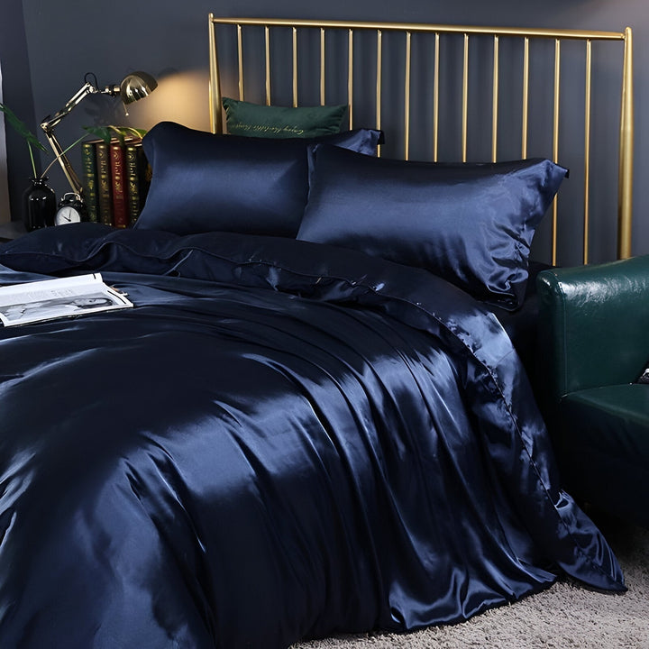 BowLift | Luxurious Silk Duvet Cover Soft Breathable Maintenance Friendly