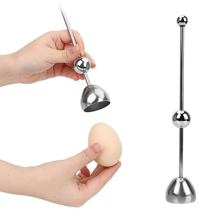 BowLift | Luxurious Egg Opener made of Stainless Steel – Perfect for Breakfast Eggs & Soft Boiled Eggs