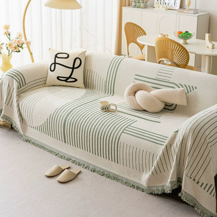 BowLift | Luxurious Snowflake Chenille Sofa Cover