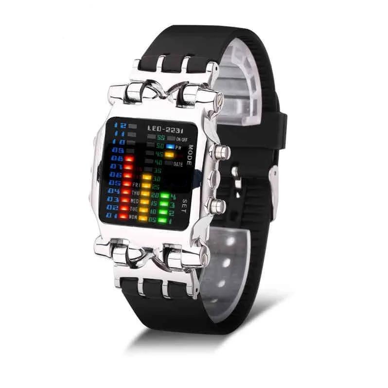 BowLift | Luxury Watches Men Fashion Rubber Strap LED Digital Watch Men Waterproof Sports Military Watches Relogios Masculino
