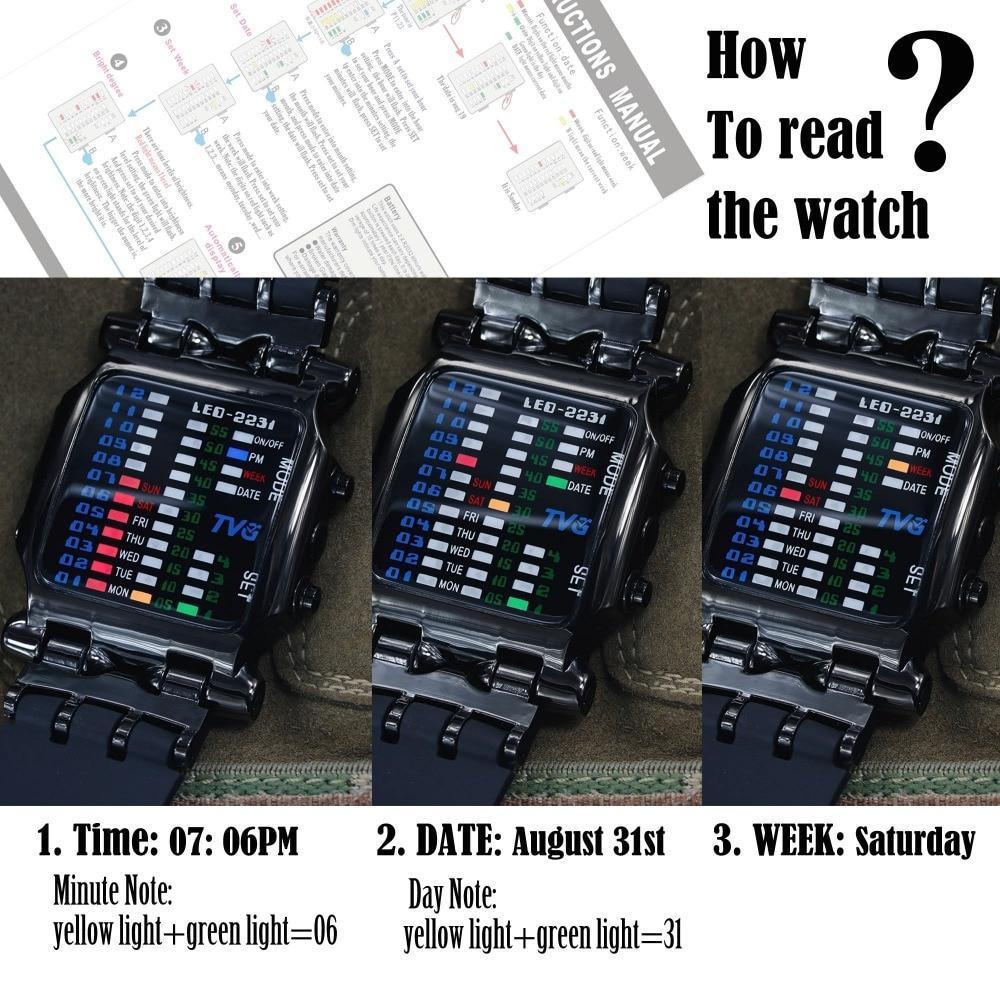 BowLift | Luxury Watches Men Fashion Rubber Strap LED Digital Watch Men Waterproof Sports Military Watches Relogios Masculino