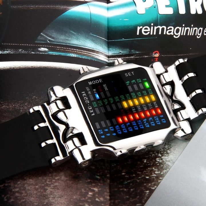 BowLift | Luxury Watches Men Fashion Rubber Strap LED Digital Watch Men Waterproof Sports Military Watches Relogios Masculino