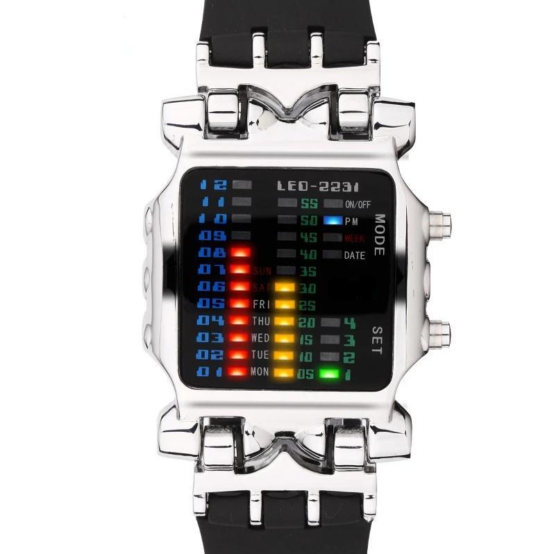 BowLift | Luxury Watches Men Fashion Rubber Strap LED Digital Watch Men Waterproof Sports Military Watches Relogios Masculino