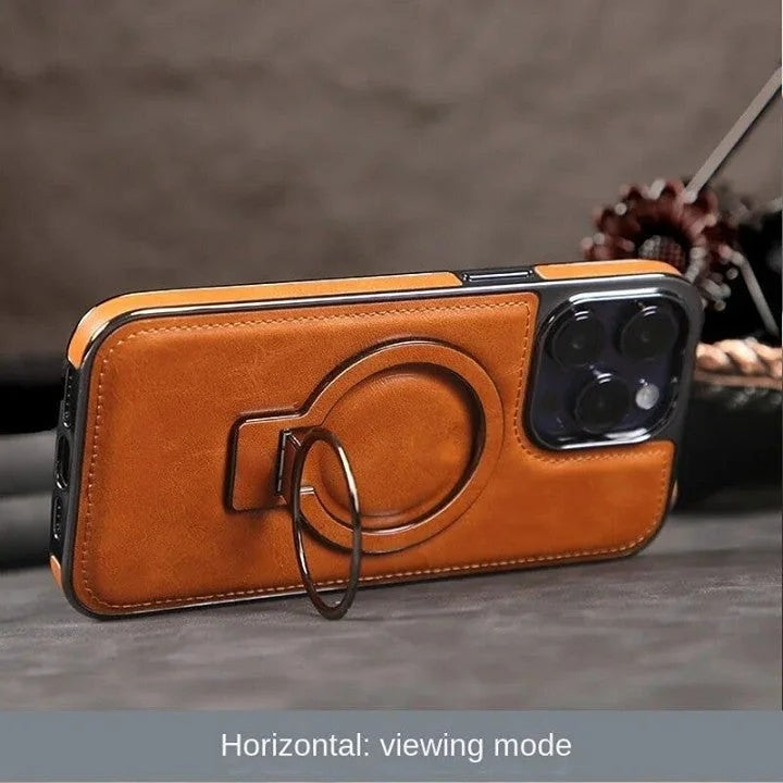 BowLift | Luxury Leather Invisible Stand iPhone Case