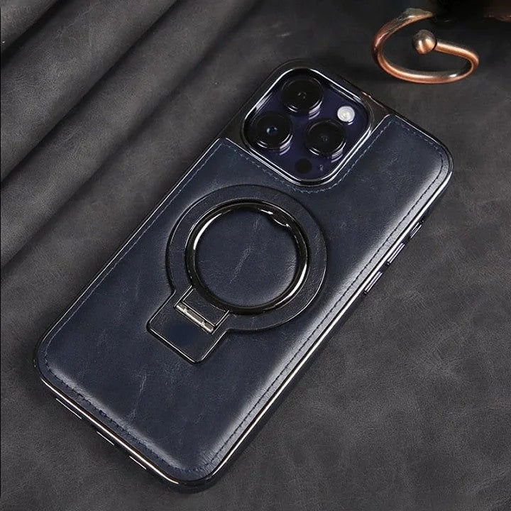 BowLift | Luxury Leather Invisible Stand iPhone Case