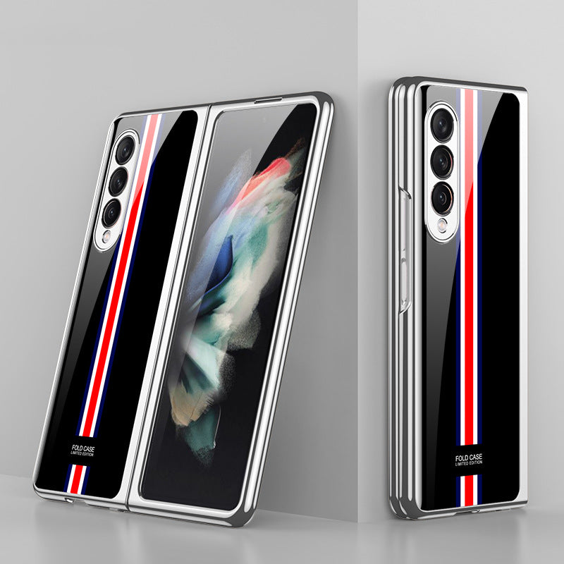 BowLift | Luxurious Coating Tempered Glass Case for Samsung Galaxy Z Fold 3 5G