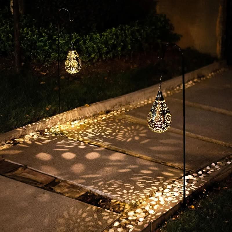 BowLift | Solar Drop Garden Light with Warm White LED – Waterproof Outdoor Lighting