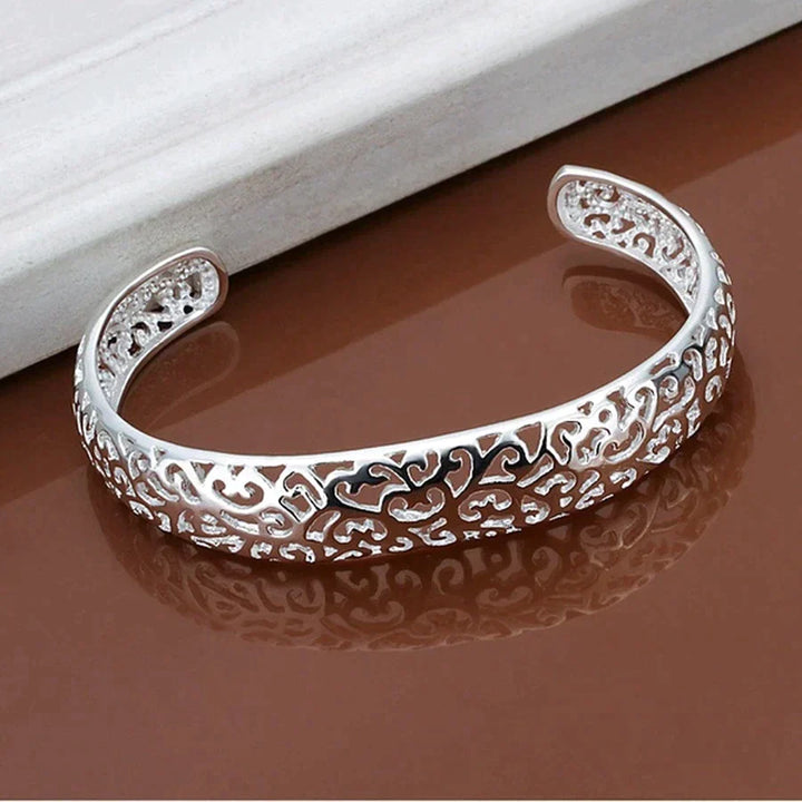 Elegant Silver Filigree Bracelet | Unique and Breathtaking Design Bowlift