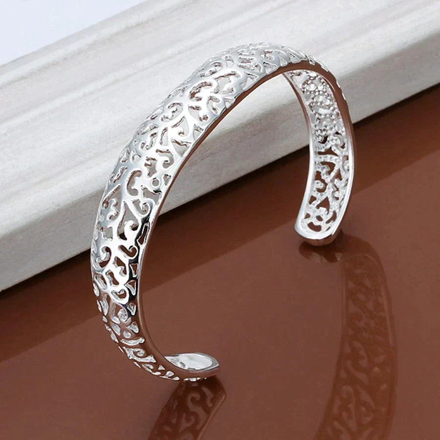 Elegant Silver Filigree Bracelet | Unique and Breathtaking Design Bowlift