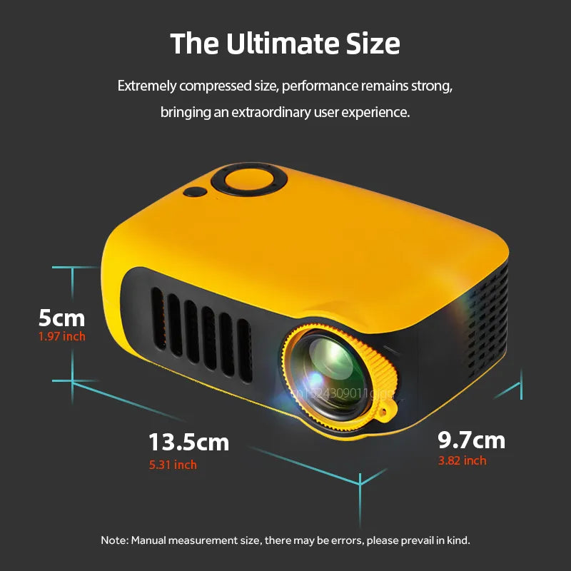 Portable Mini Projector for Movies Bowlift