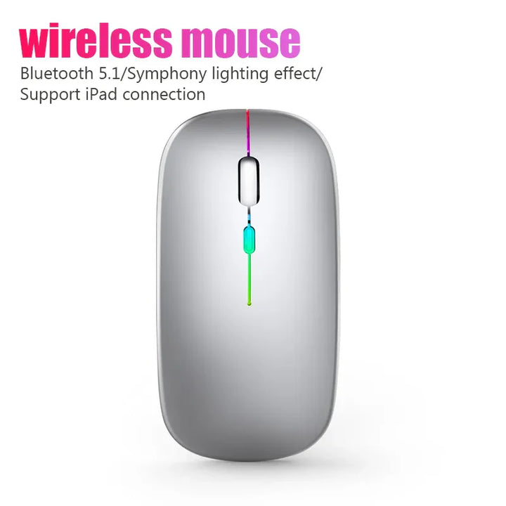 LuxeClick Mouse – Wireless Rechargeable Bluetooth Mouse Bowlift