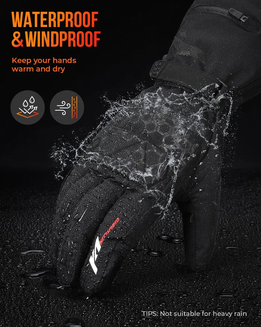 BowLift | Thermal Heated Gloves | Waterproof Rechargeable Winter Gloves