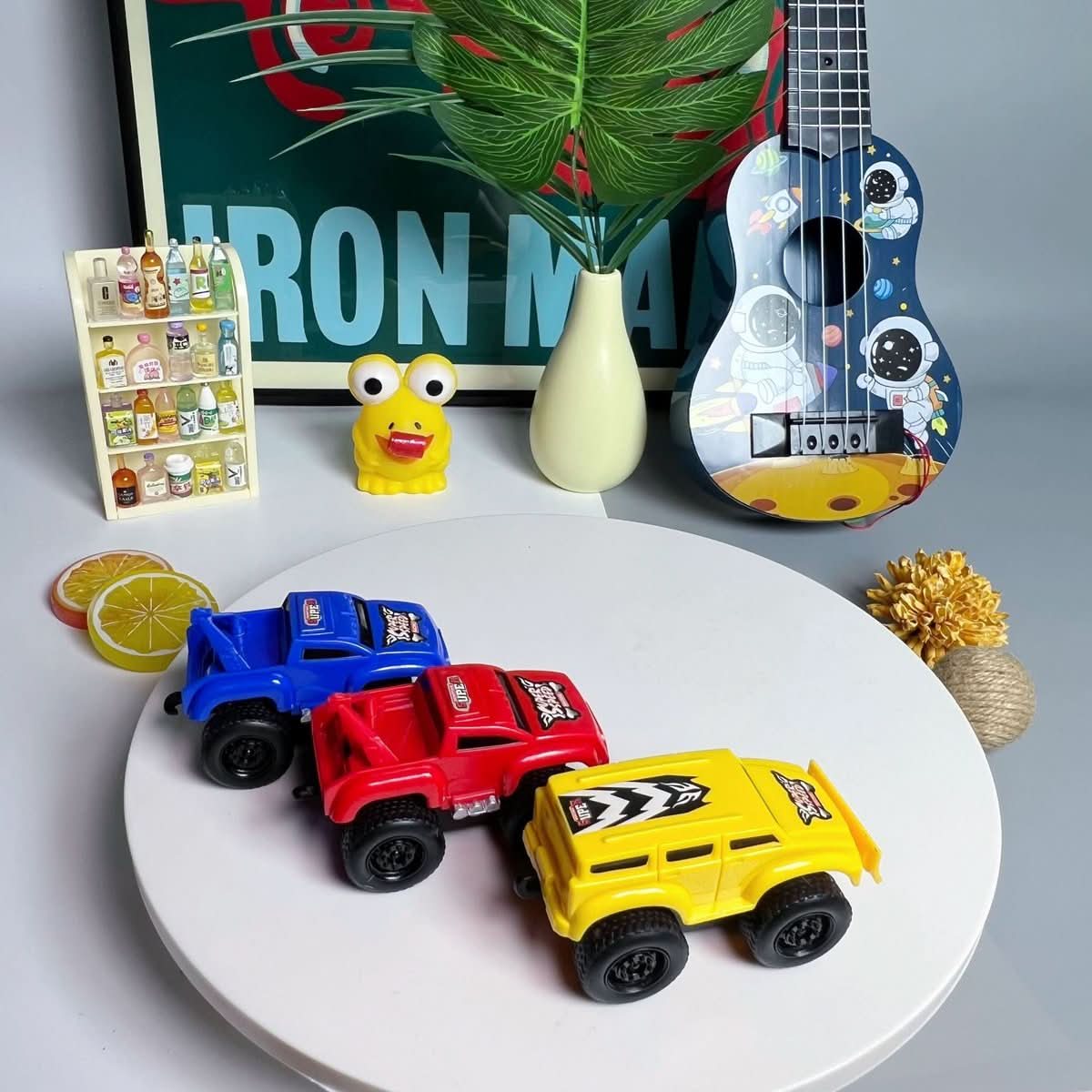 BowLift | 5-Piece Magnetic Wall Climbing Toy Car Set