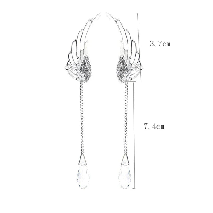 Enchanting Long Angel Wing Ear Cuffs | Unique and Elegant Earrings Bowlift