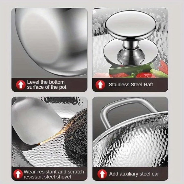 BowLift | Premium titanium wok with round bottom for induction cookers and effortless stir-frying
