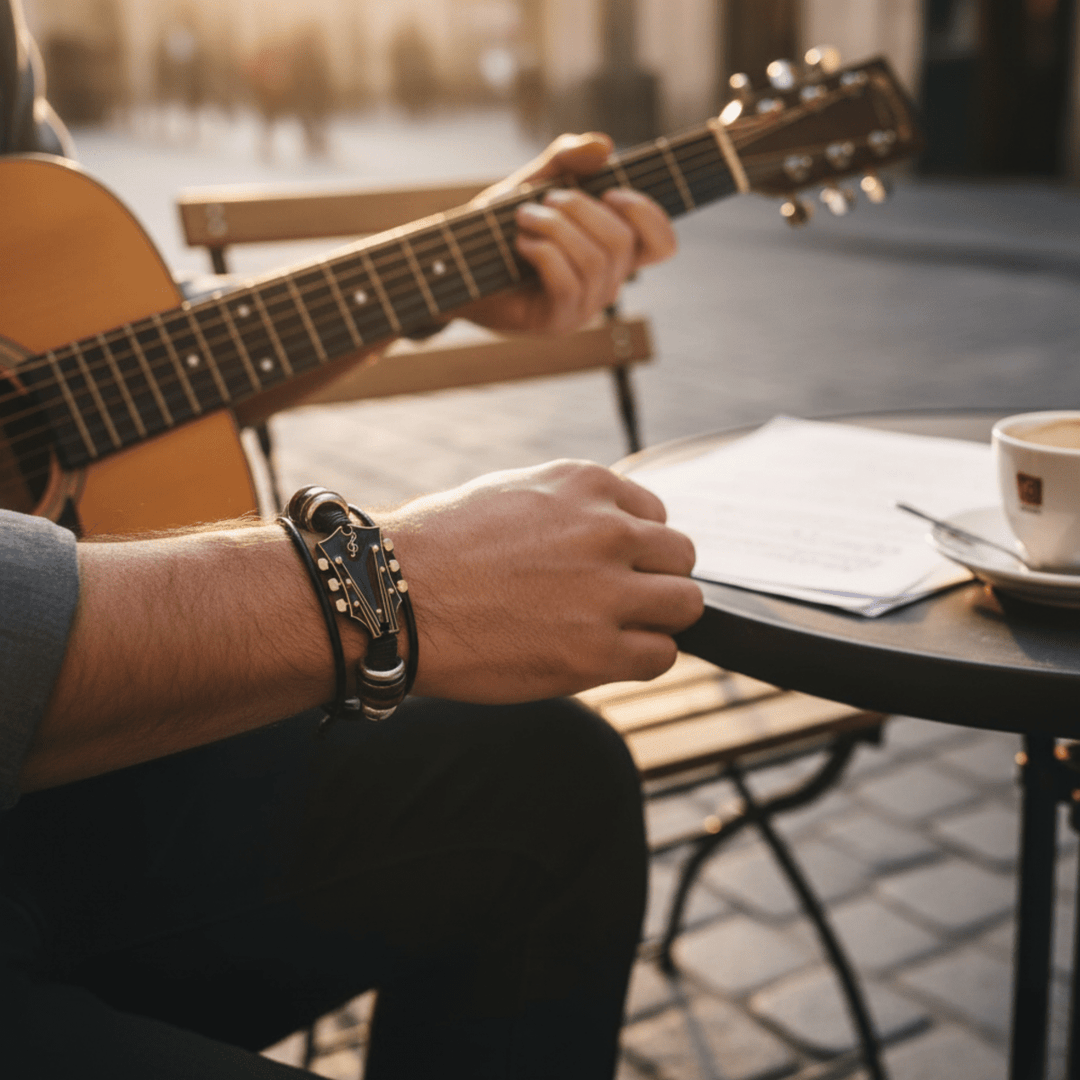 BowLift | Music-inspired leather bracelet