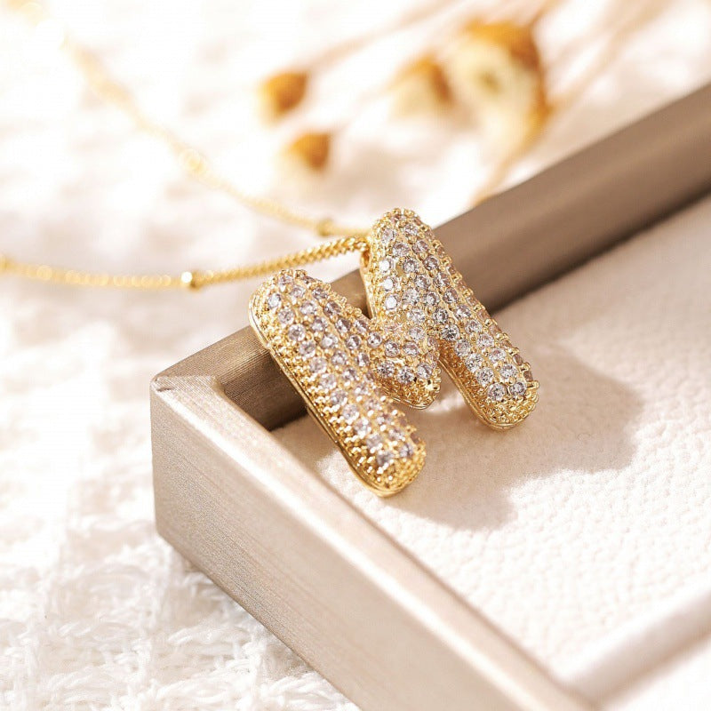 BowLift | Alphabet-Diamond-Pendant-Necklace